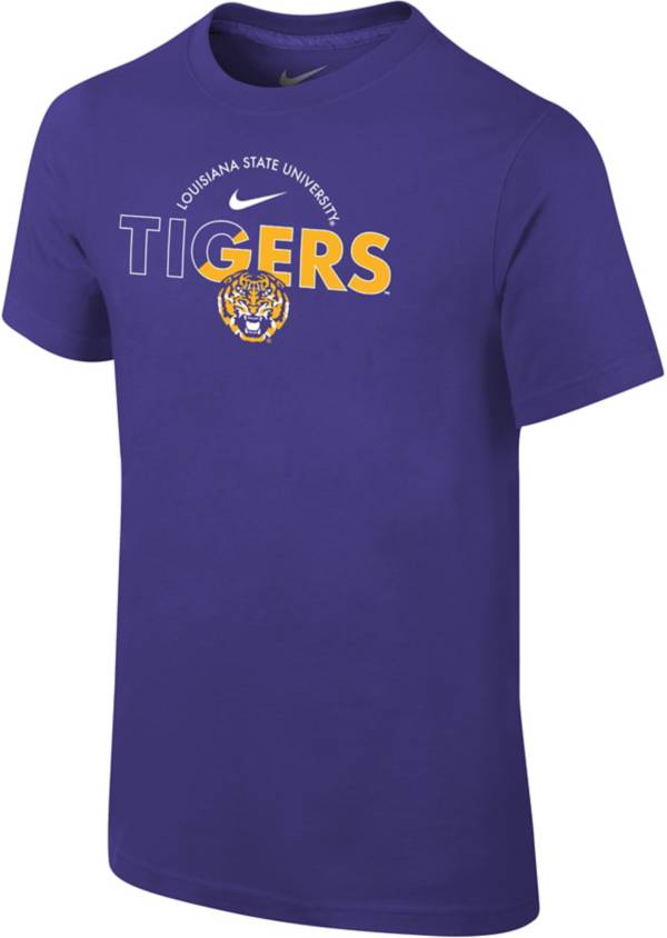 Nike LSU Tigers Youth Football Jersey - #9 Purple