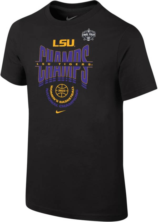 Nike Youth LSU Tigers 2023 Women's Basketball National Champions Locker Room T-Shirt product image