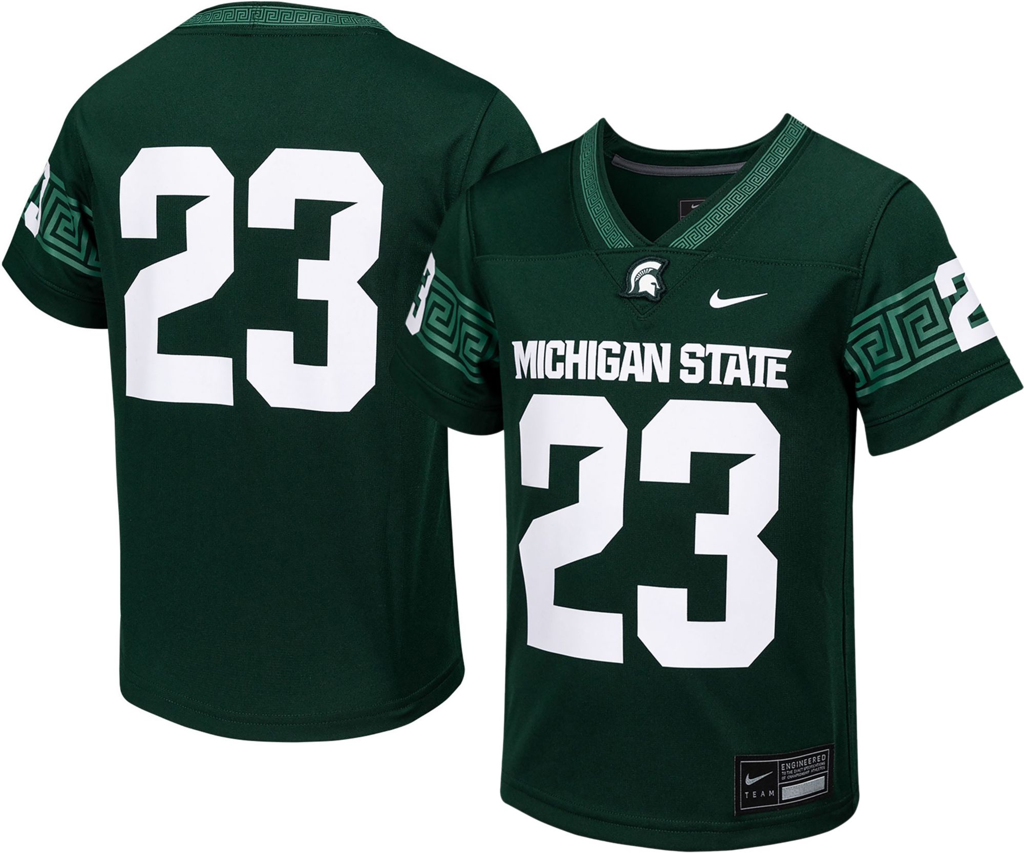 Nike Little Kids' Michigan State Spartans #23 Green Replica Game Football Jersey product image