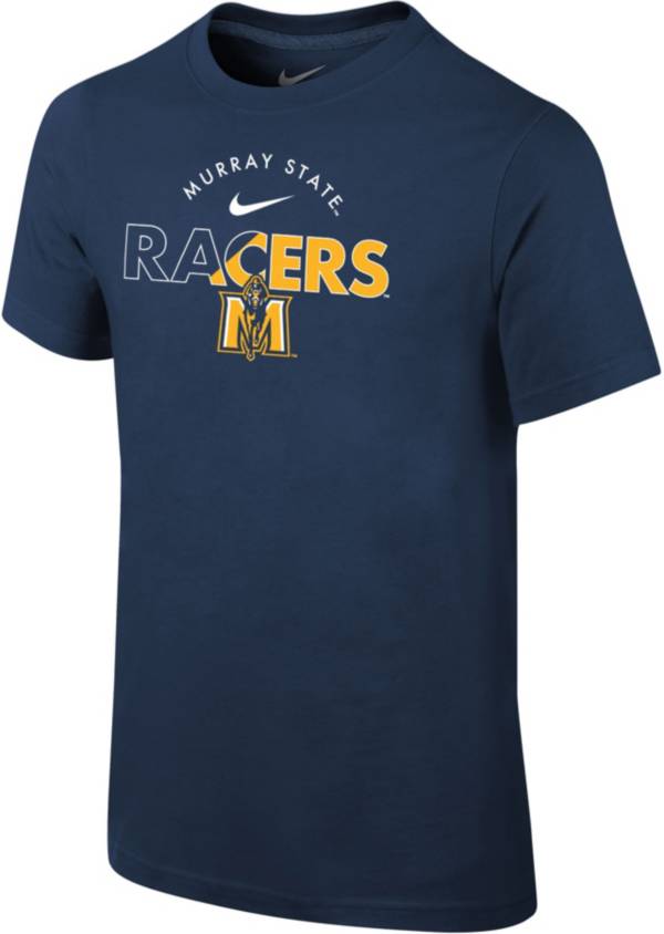 Nike Youth Murray State Racers Navy Blue Core Cotton Logo T-Shirt ...