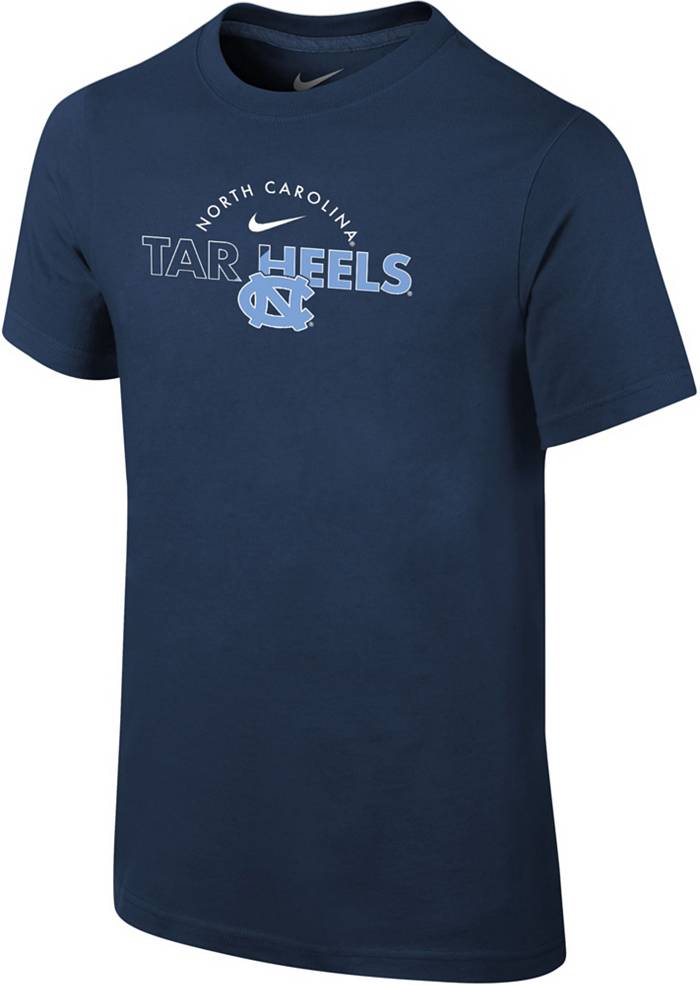 Youth Nike Carolina Blue North Carolina Tar Heels Cotton Logo T-Shirt