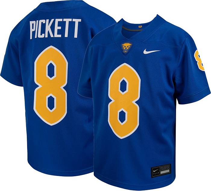 Nike Youth Pitt Panthers Kenny Pickett #8 Blue Replica Football Jersey, Boys', Medium