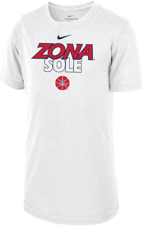 Nike Youth Arizona Wildcats White 2023 March Madness Basketball Zona Sole Bench T-Shirt product image