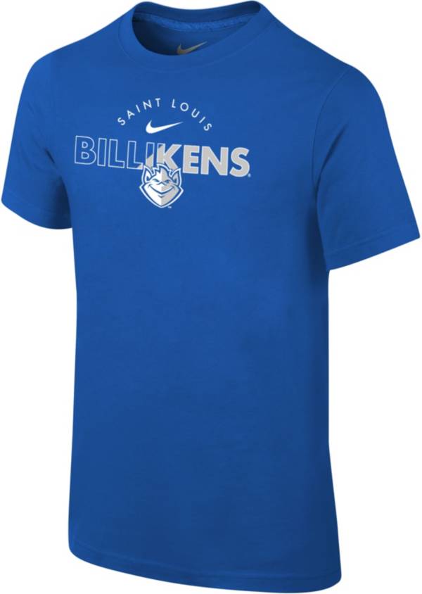 Nike Youth Saint Louis Billikens Blue Core Cotton Logo T-Shirt | Dick's ...