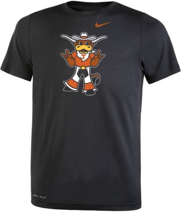 Nike Little Kids' Texas Longhorns Black Dri-FIT Legend Mascot T-Shirt product image