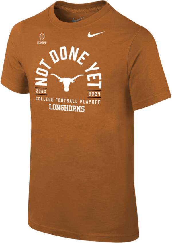 Nike Youth 2023-24 College Football Playoff Sugar Bowl Bound Texas Longhorns Not Done Yet T-Shirt product image