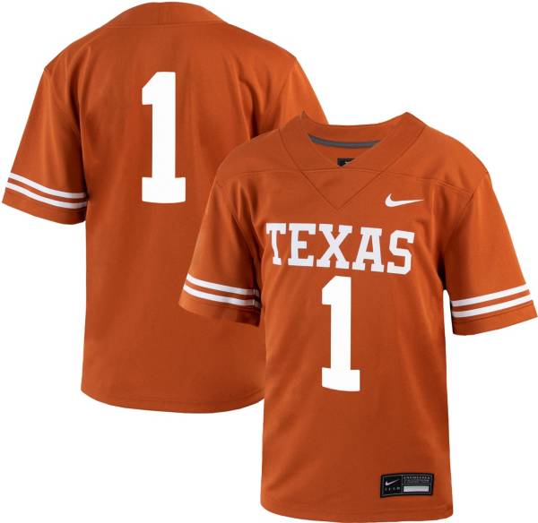 Gen2 Youth Texas Longhorns Xavier Worthy #1 Burnt Orange Replica Jersey