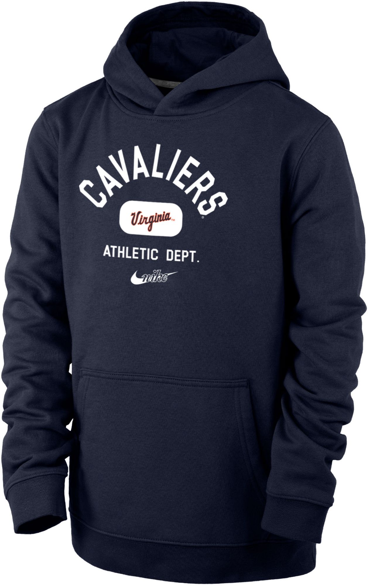 Nike Youth Virginia Cavaliers Blue Club Fleece Pullover Hoodie