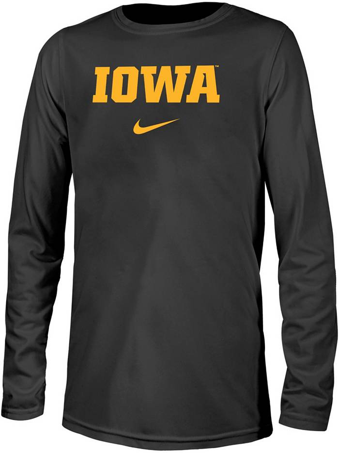 Nike Men's Iowa Hawkeyes #1 Replica Basketball Black Jersey, XXL