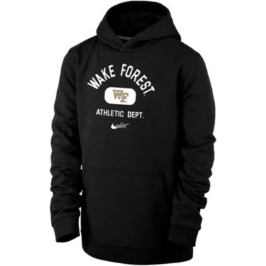 sorry, Nike Youth Wake Forest Demon Deacons Black Club Fleece Mascot Name Pullover Hoodie is currently out of stock