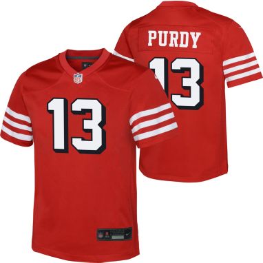 sorry, Nike Youth San Francisco 49ers Brock Purdy #13 Alternate Red Game Jersey is currently out of stock