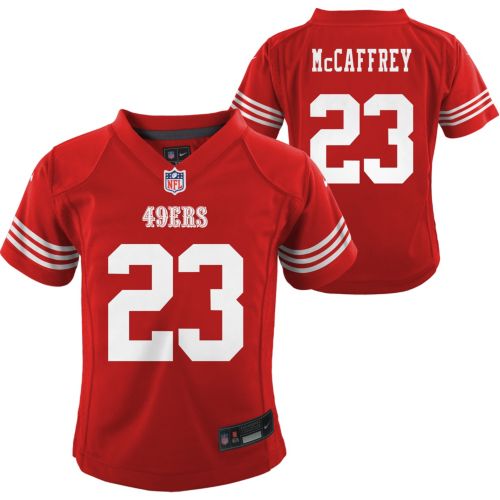Nike Boys' San Francisco 49ers Christian McCaffrey #23 Red Game