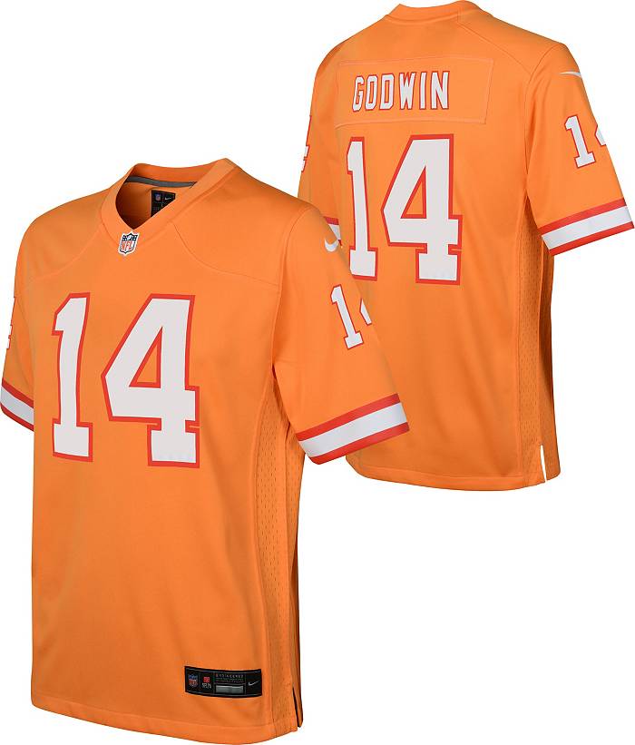 Nike Youth Tampa Bay Buccaneers Chris Godwin #14 Alternate Orange Game  Jersey