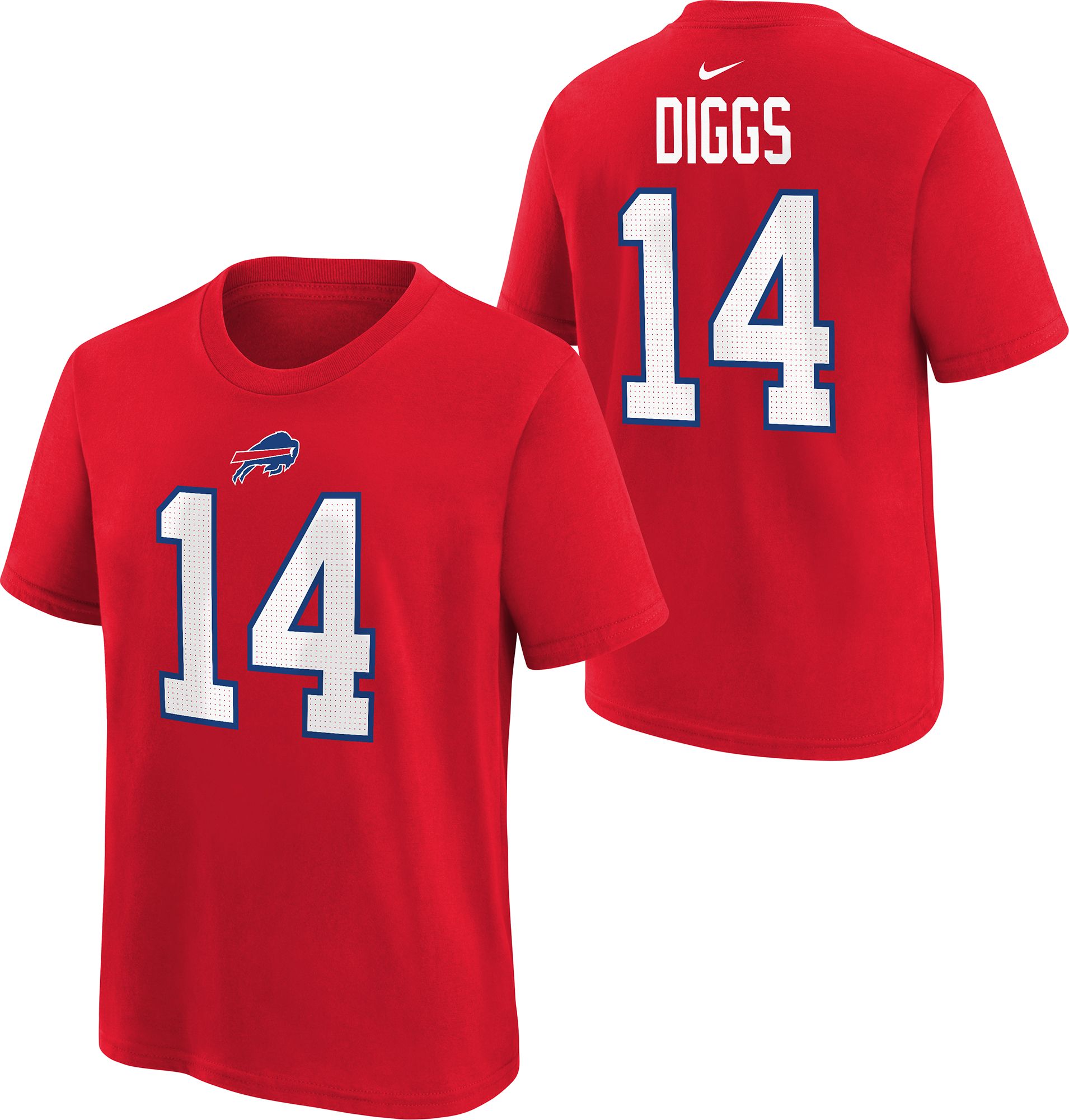 Nike Buffalo Bills No14 Stefon Diggs Anthracite Salute to Service Youth Stitched NFL Limited Therma Long Sleeve Jersey