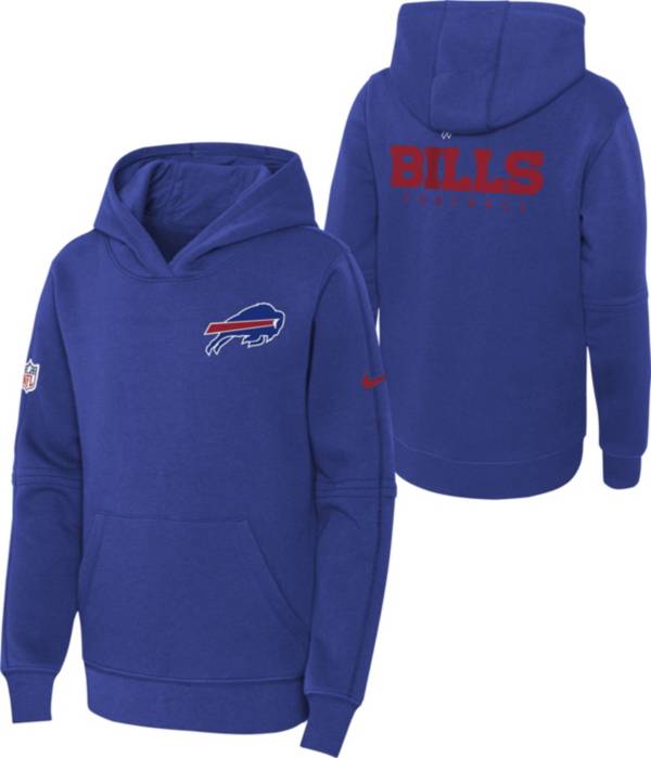 Nike Youth Buffalo Bills Sideline Club Royal Pullover Hoodie