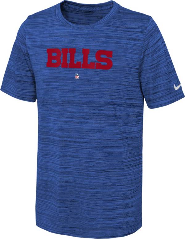 NFL Team Apparel Boys' Buffalo Bills Abbreviated Grey T-Shirt