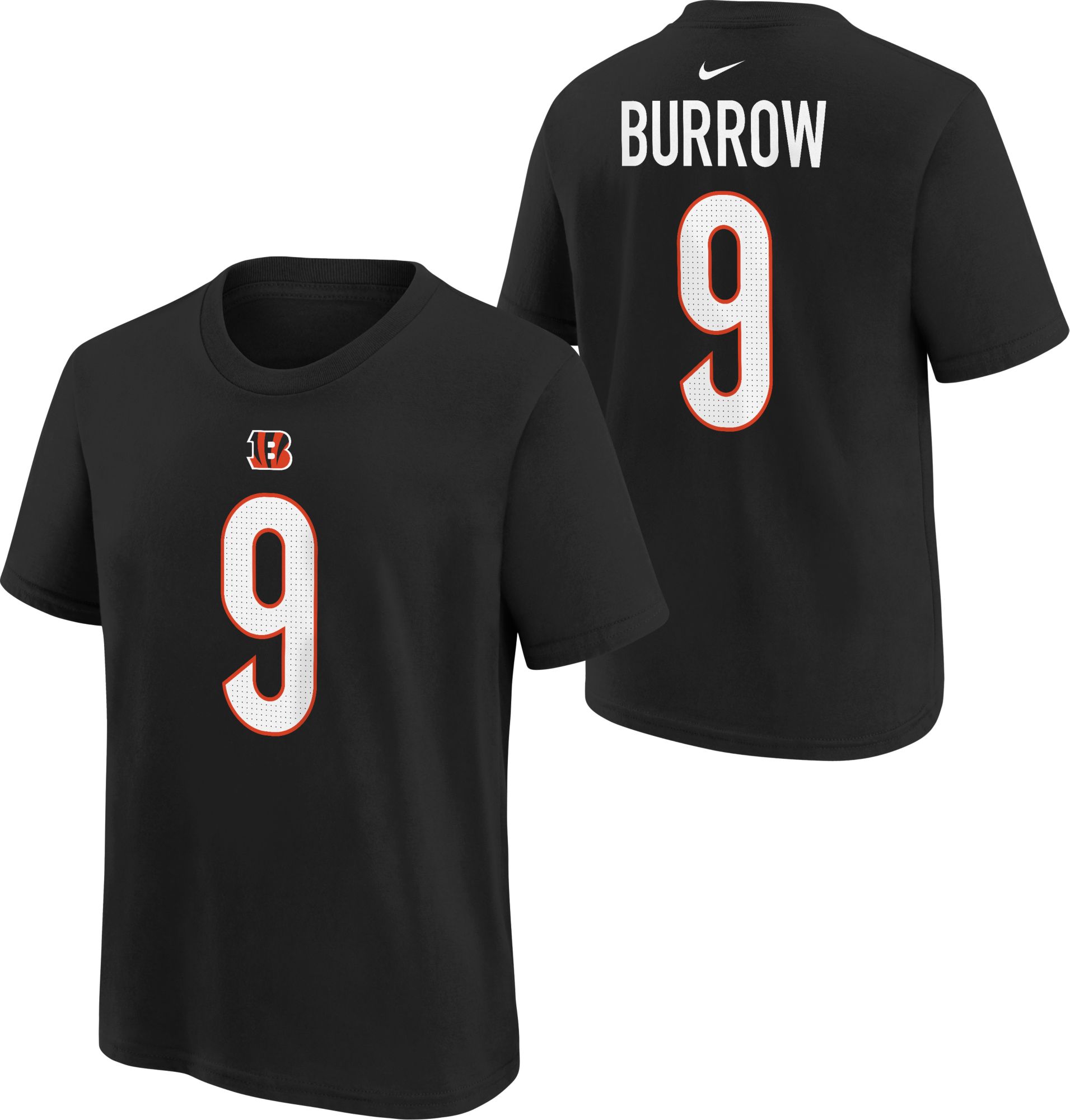 Nike Youth Cincinnati Bengals Joe Burrow #9 Black T-Shirt product image