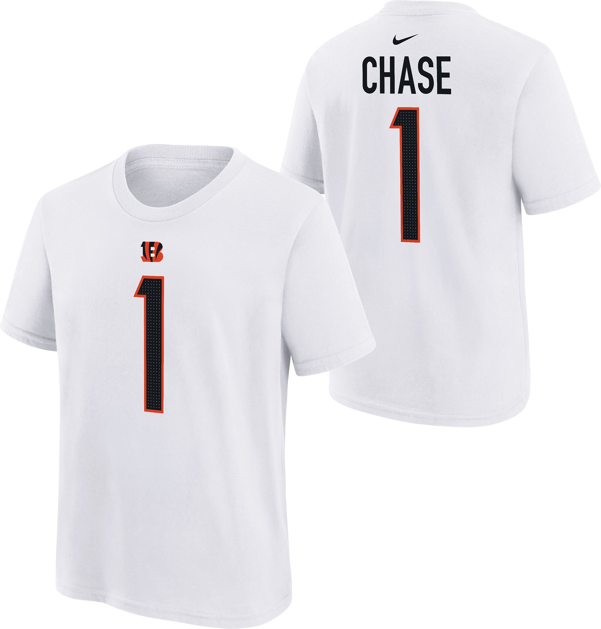Nike Youth Cincinnati Bengals Ja'Marr Chase #1 White T-Shirt product image