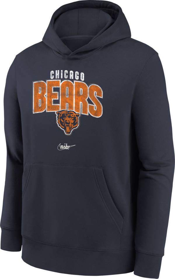 Nike Youth Chicago Bears Rewind Shout Navy Hoodie product image