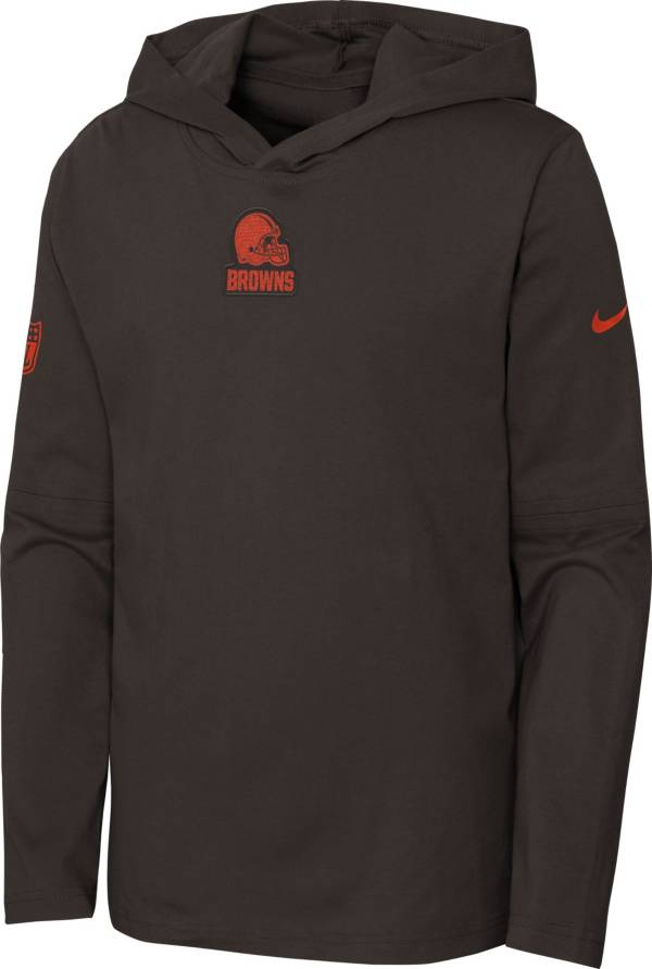 Nike Men's Orange Cleveland Browns Primary Logo T-Shirt - Orange