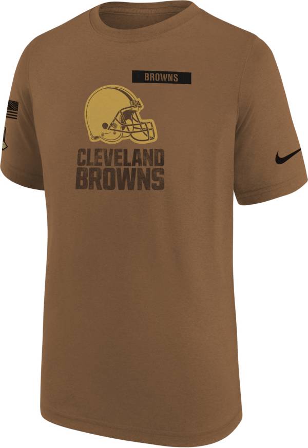 Nike Youth Cleveland Browns 2023 Salute to Service Brown T-Shirt product image