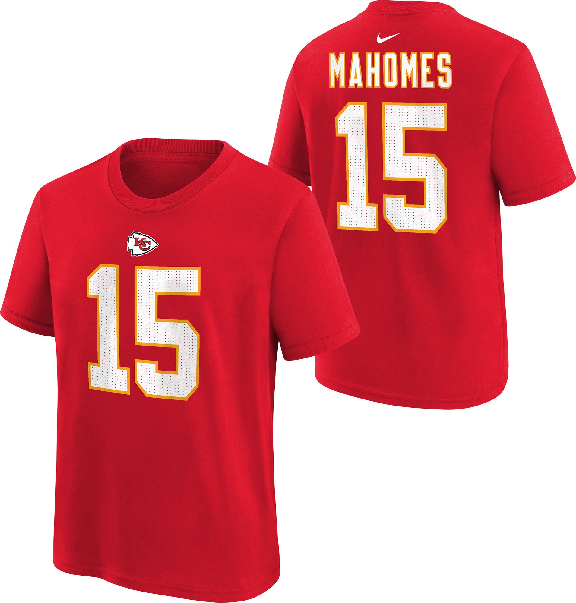 Nike Youth Kansas City Chiefs Patrick Mahomes #15 Red T-Shirt product image