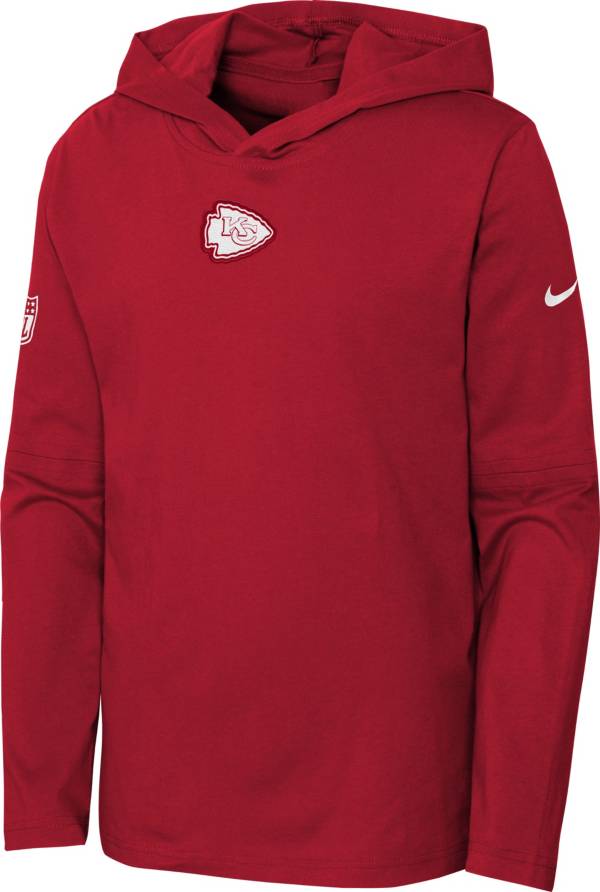 Nike Youth Kansas City Chiefs Sideline Player Red Hoodie