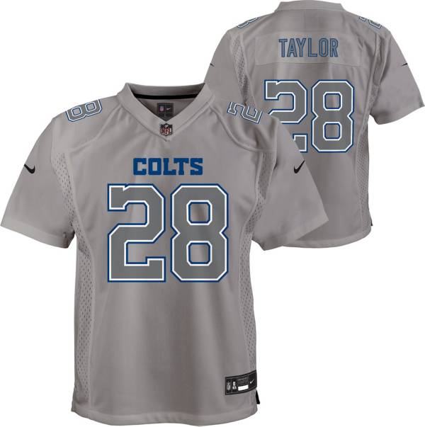 Nike Youth Indianapolis Colts Jonathan Taylor #28 Atmosphere Grey