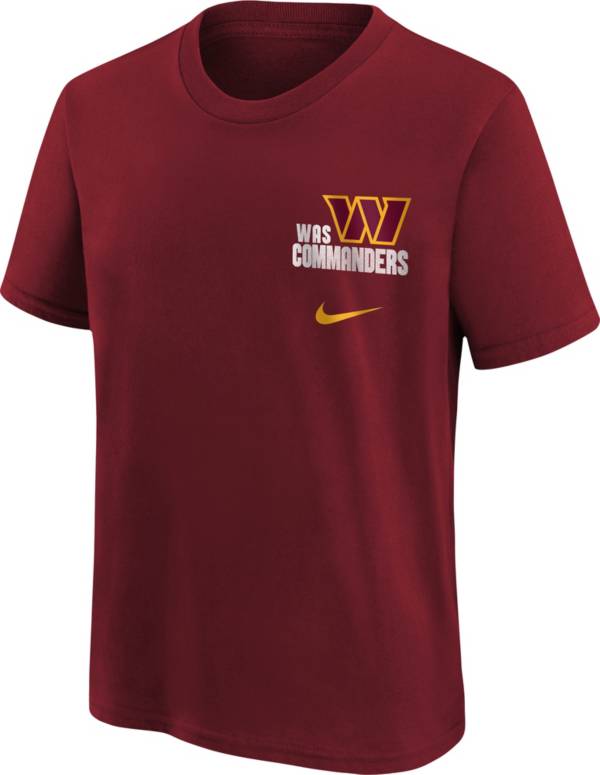 Nike Youth Washington Commanders Back Slogan Red T-Shirt product image