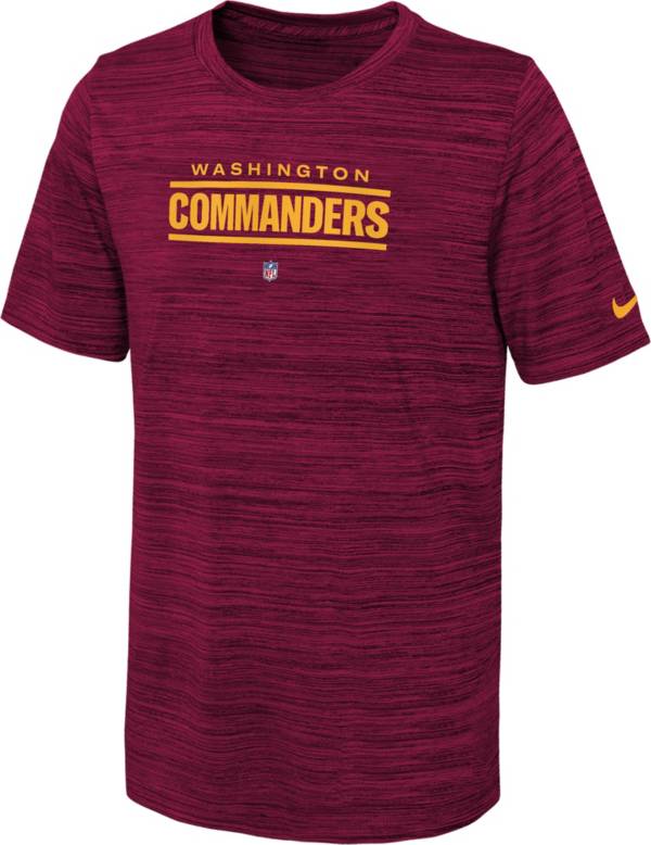 Nike Youth Washington Commanders Sideline Velocity Red T-Shirt product image