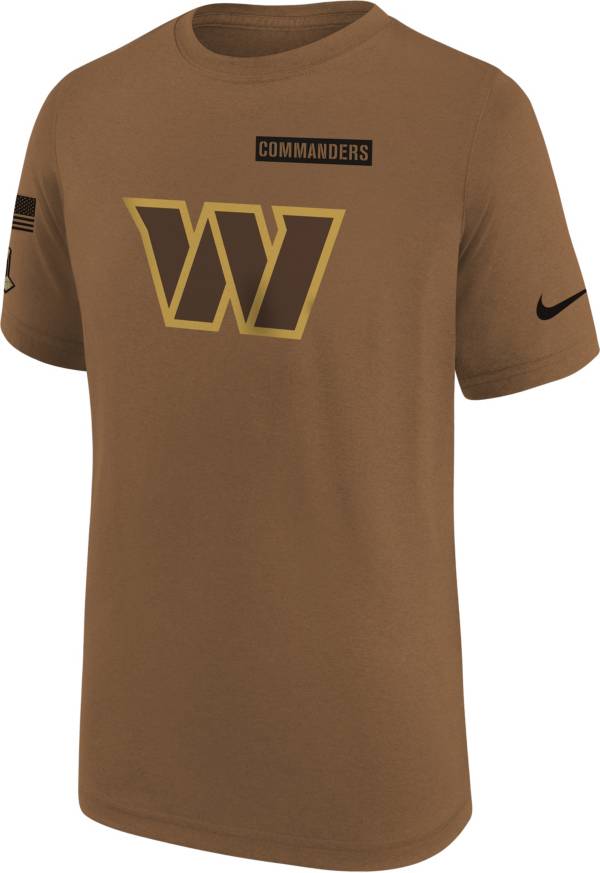 Nike Youth Washington Commanders 2023 Salute to Service Brown T-Shirt product image