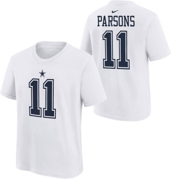 Micah Parsons Dallas Cowboys Youth Navy Name & Number Logo T-Shirt 