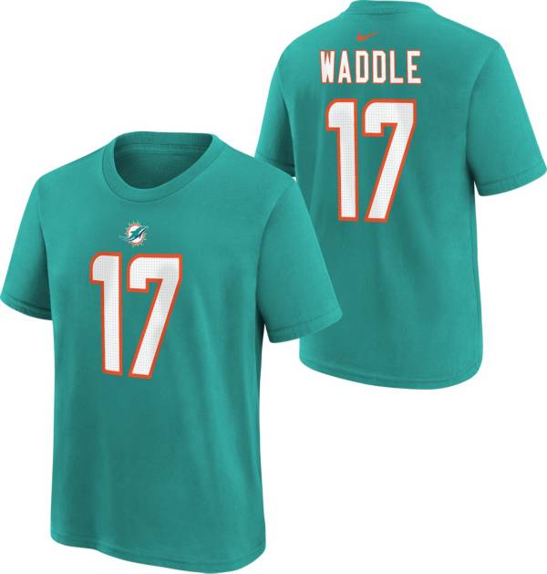 Nike Youth Miami Dolphins Jaylen Waddle #17 Green T-Shirt