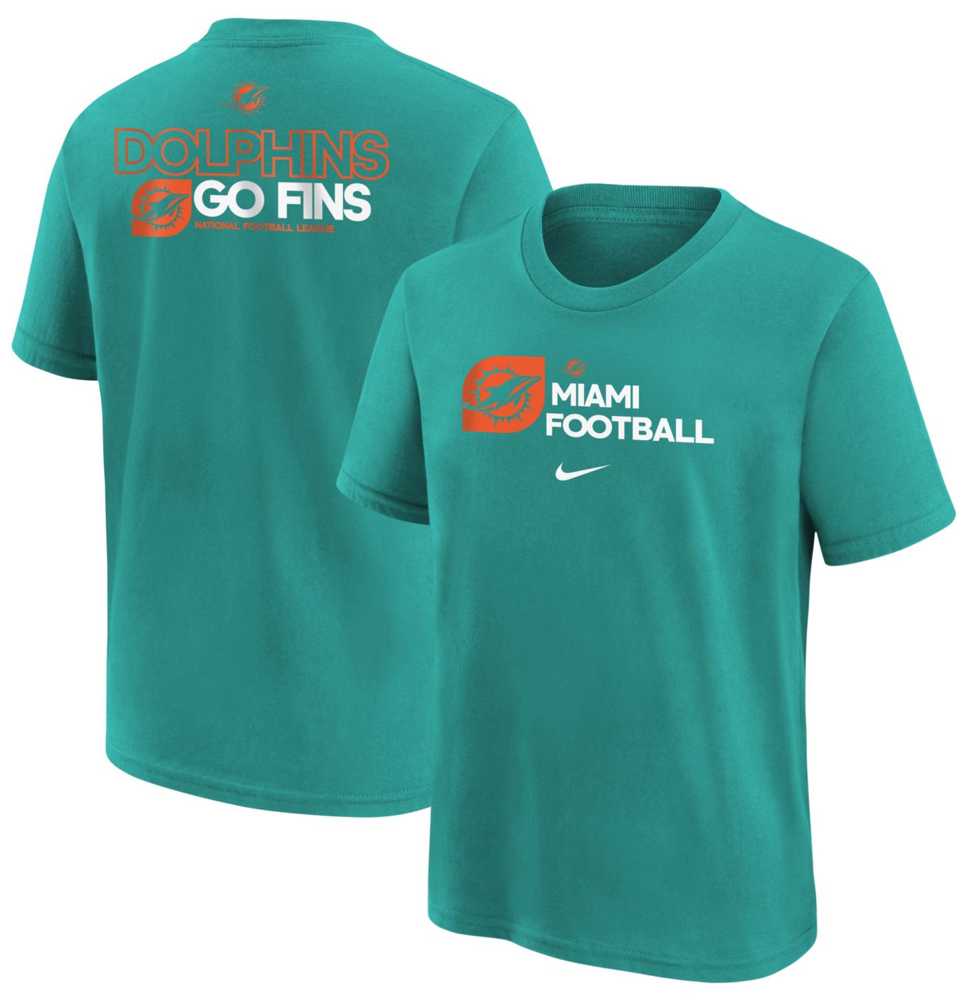 Nike Youth Miami Dolphins Local Back Turbo Green T Shirt Dick s Sporting Goods