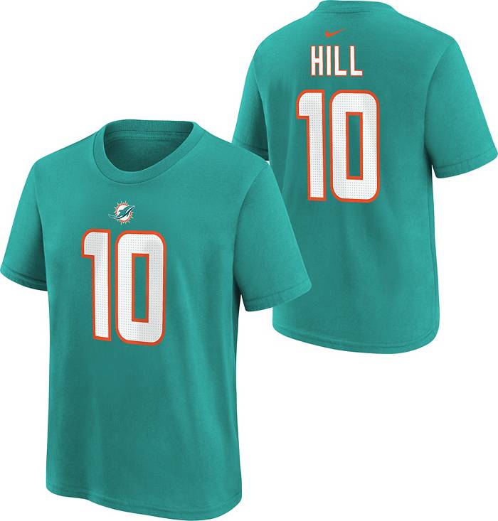 Nike / Men's Miami Dolphins Tyreek Hill #10 Aqua Game Jersey