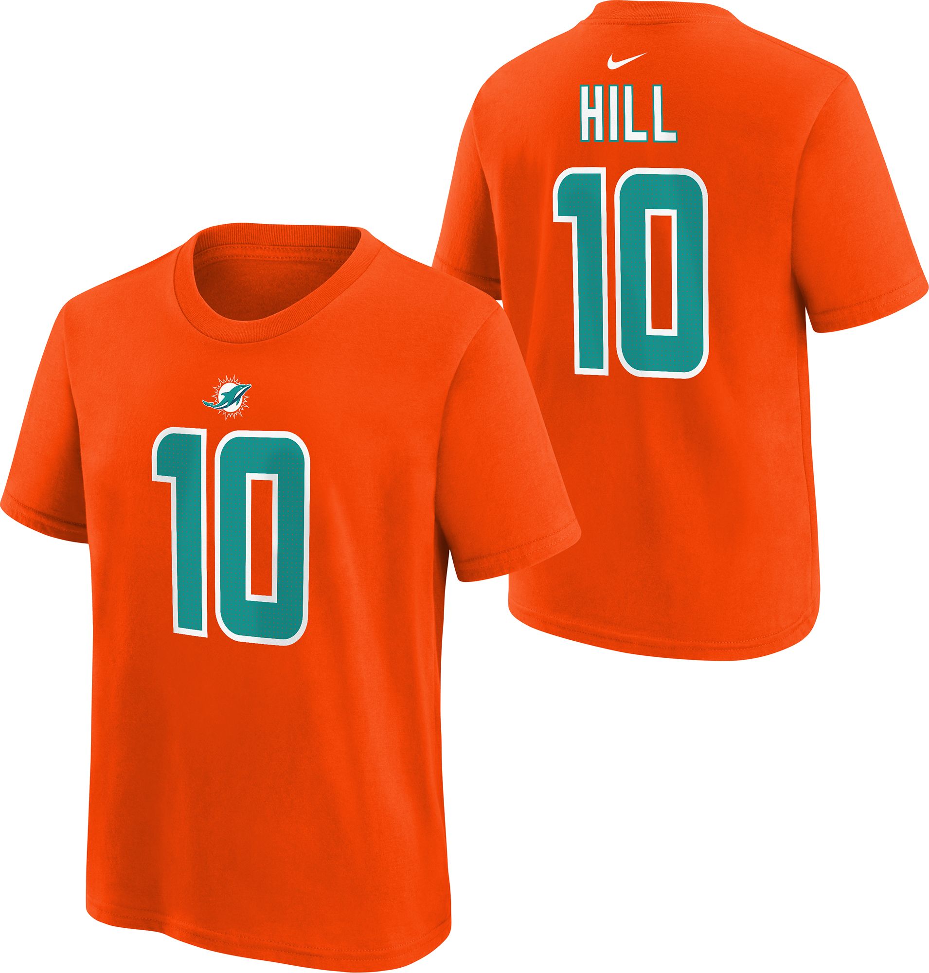Nike Youth Miami Dolphins Tyreek Hill #10 Orange T-Shirt product image