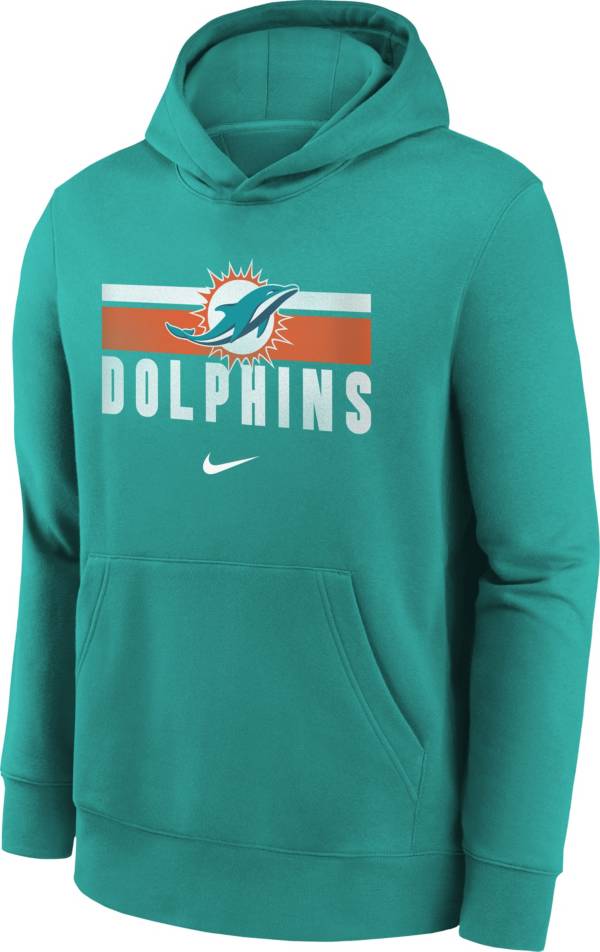 Miami Dolphins Nike Fan Gear Pullover Hoodie - Aqua