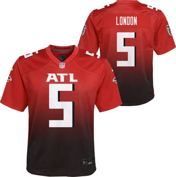 Nike Men's Atlanta Falcons Drake London #5 Alternate Red Game Jersey