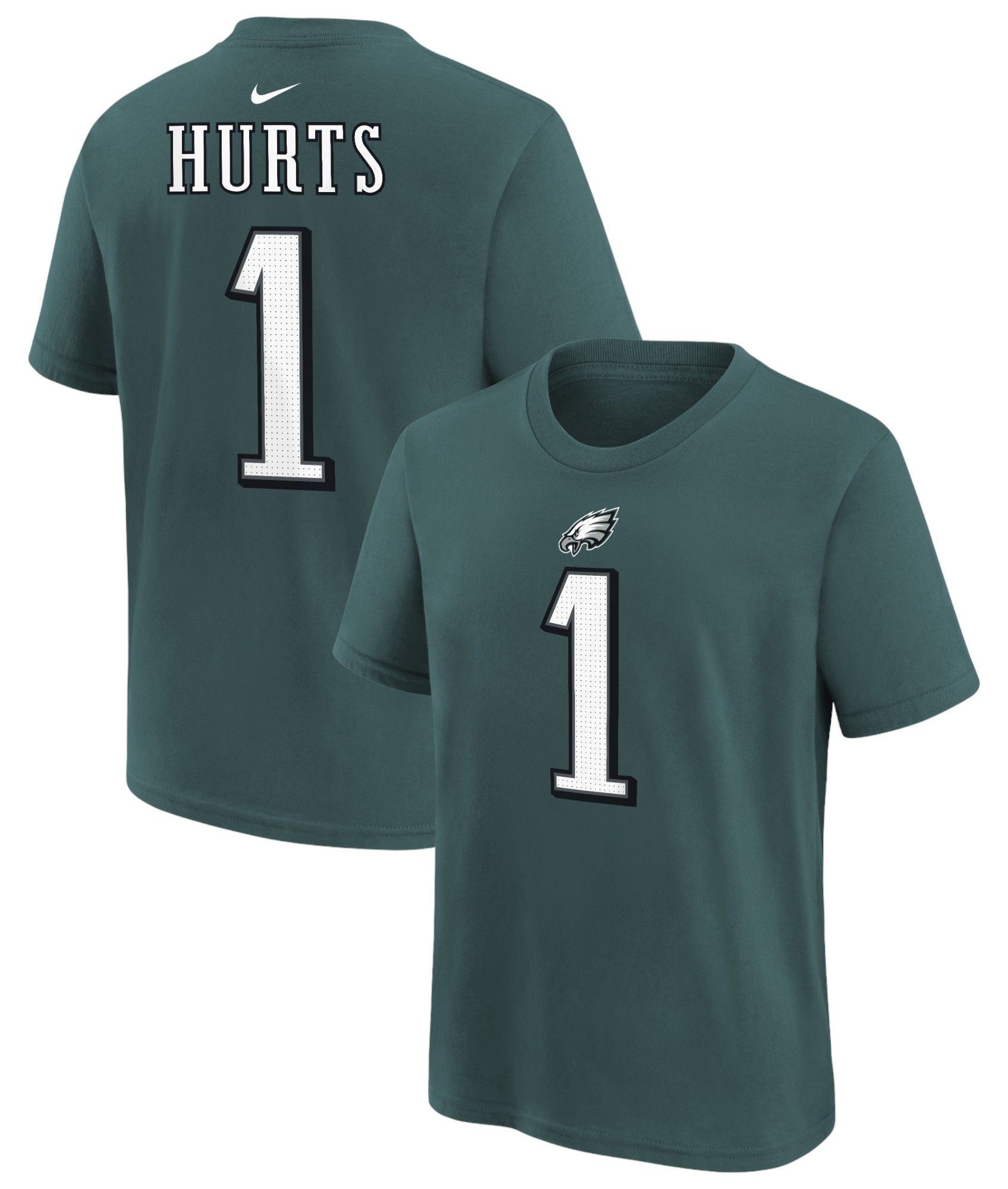 Nike Youth Philadelphia Eagles Jalen Hurts #1 Sport Teal T-Shirt product image