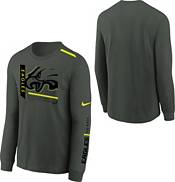 Nike Men's Philadelphia Eagles 2023 Volt Dri-FIT Anthracite Long Sleeve  T-Shirt