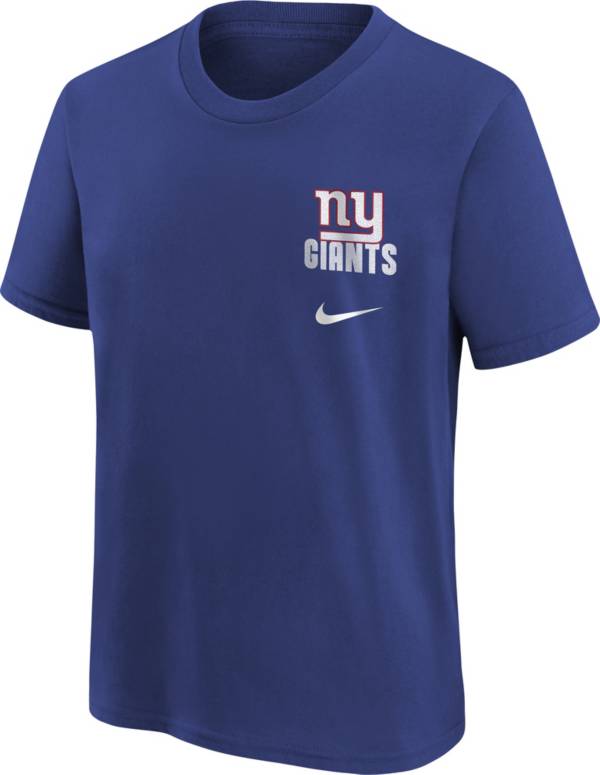 Nike Youth New York Giants Back Slogan Royal T-Shirt product image