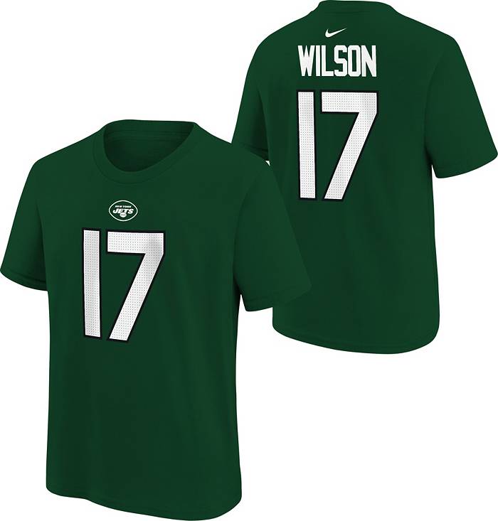 Nike Youth New York Jets Garrett Wilson #17 Green T-Shirt