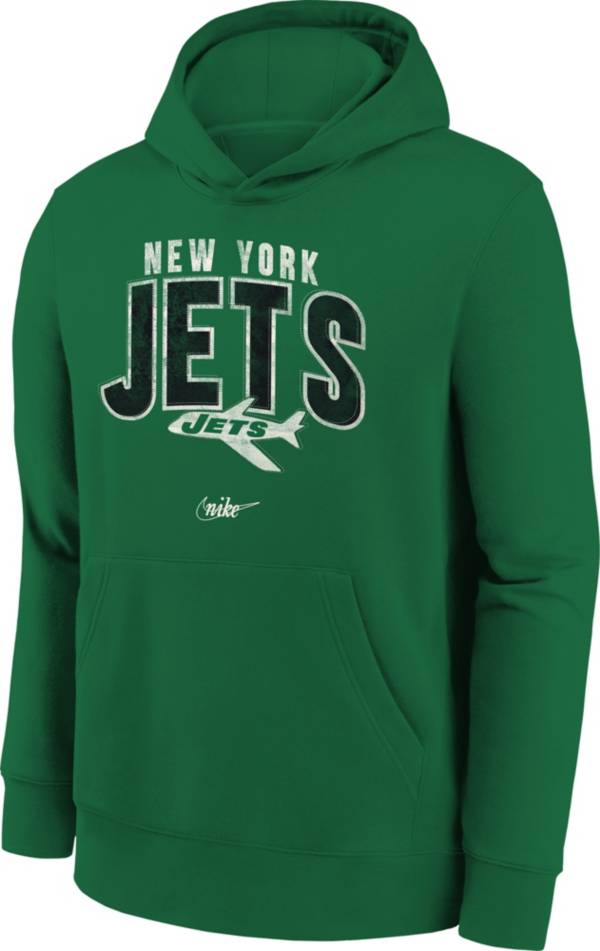 Nike Men's New York Jets Rewind Shout Green Crew Sweatshirt