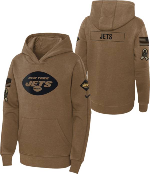 Nike Youth New York Jets 2023 Salute to Service Brown Hoodie
