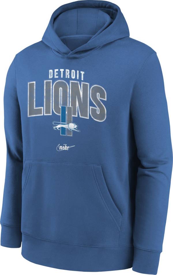 Nike Logo Club (NFL Detroit Lions) Women's Pullover Hoodie.