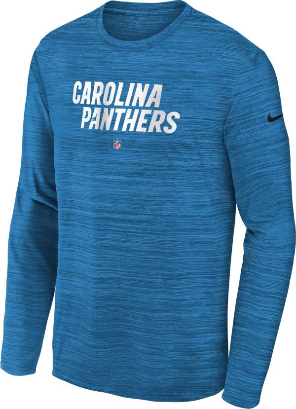 Nike Youth Carolina Panthers Sideline Velocity Blue Long Sleeve T-Shirt product image