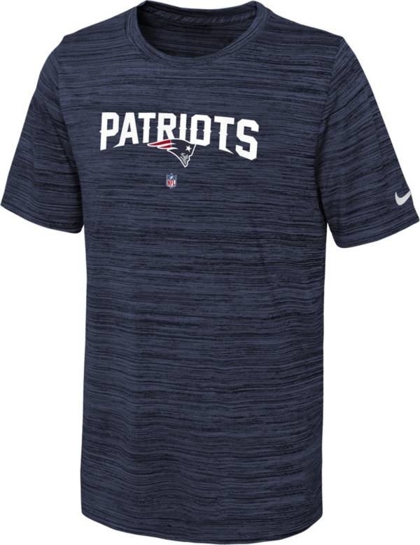 Nike Youth New England Patriots Mac Jones #10 Navy T-Shirt