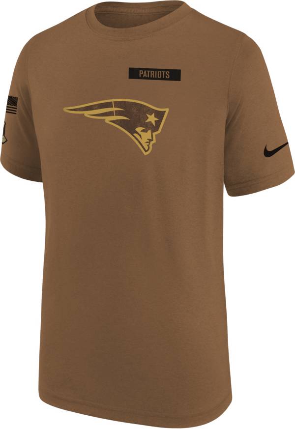 Nike Youth New England Patriots 2023 Salute to Service Brown T-Shirt product image