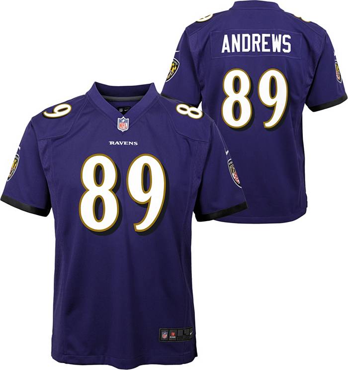Nike Youth Baltimore Ravens Mark Andrews #89 Purple Game Jersey
