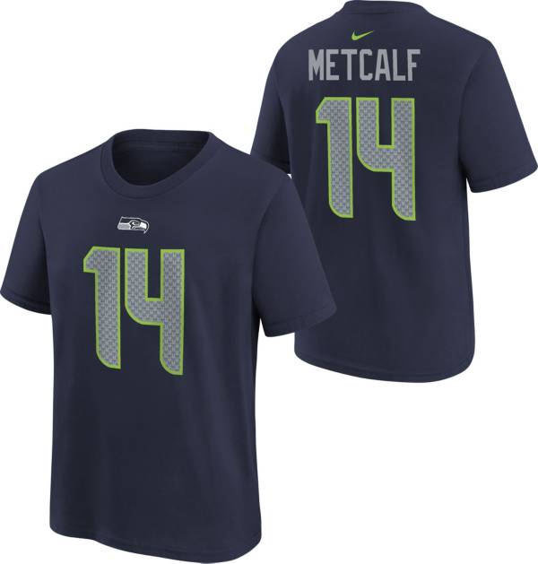 Nike Youth Seattle Seahawks DK Metcalf #14 Navy T-Shirt